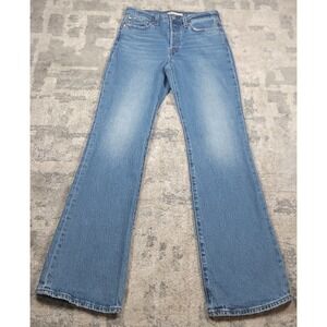 Levis Premium BIG E 721 High Rise Skinny Women's Blue Denim Jeans Sz 27X28